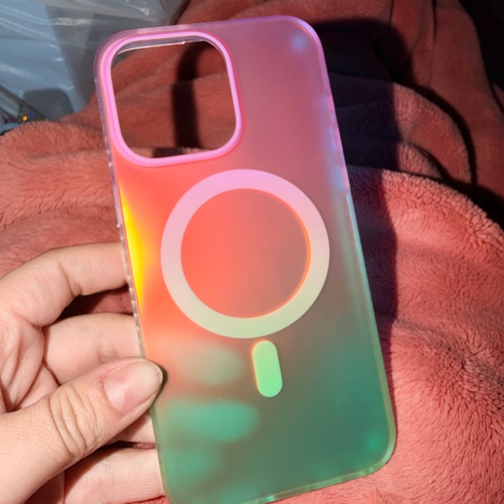 Gradient iPhone 15 pro max Case with MagSafe Compatibility